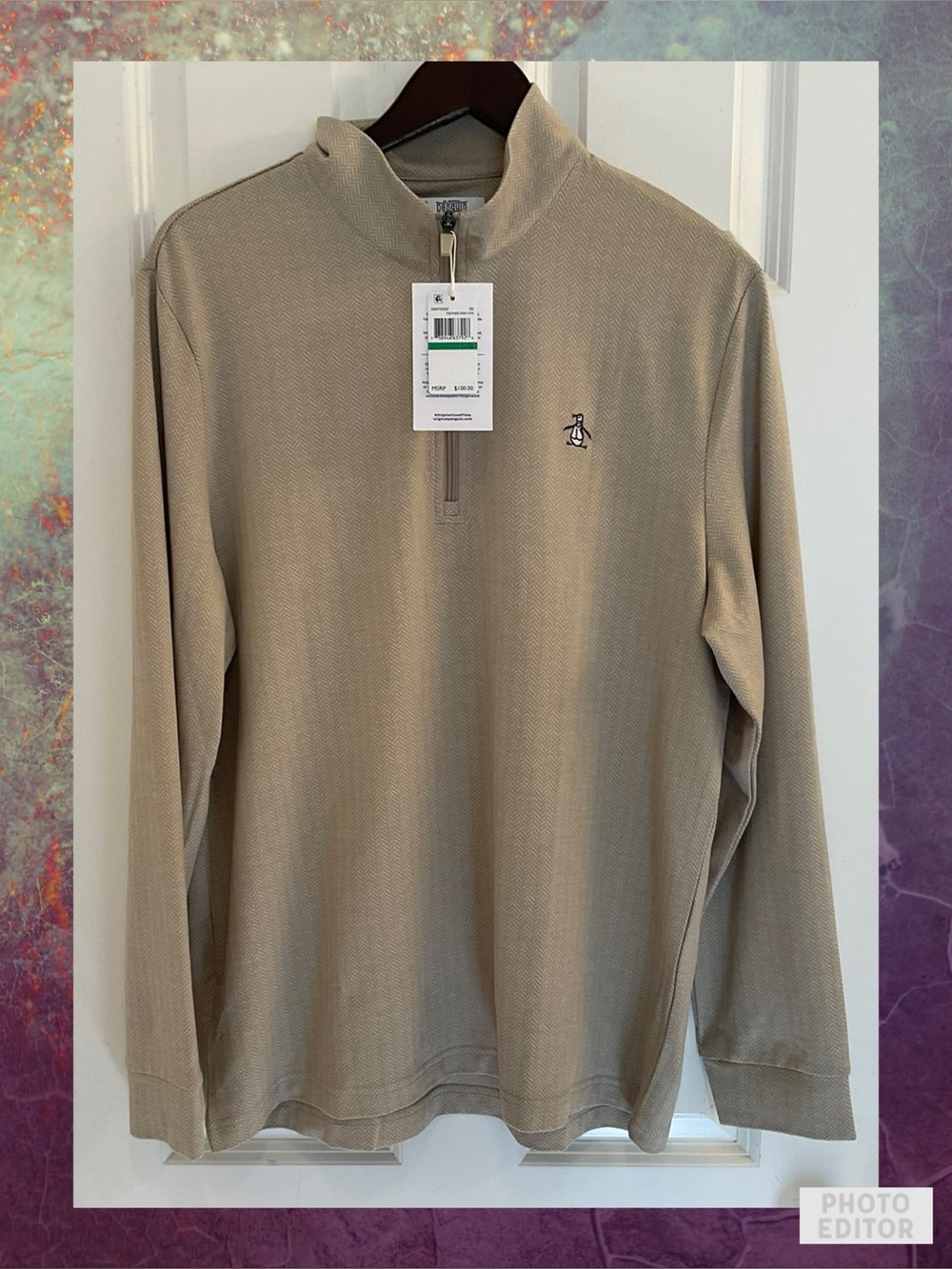 Original Penguin 1/4 Zip Top - NWT - Men’s Size Large
